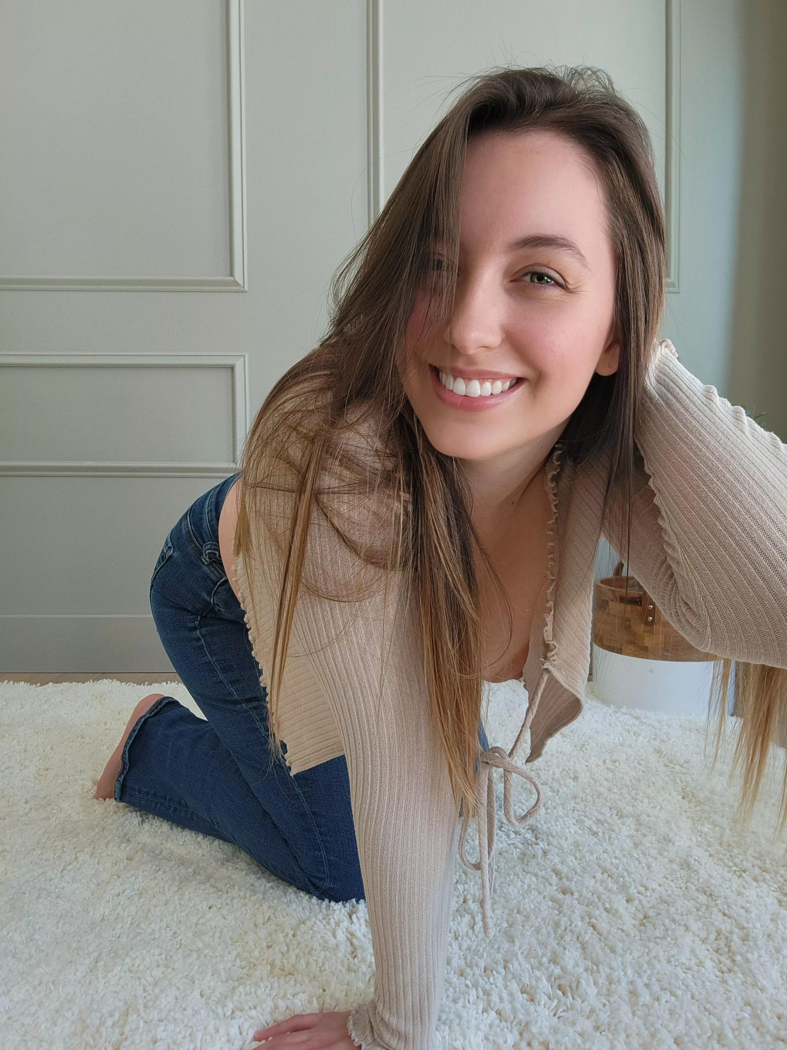 Oh did you catch a peak down my shirt