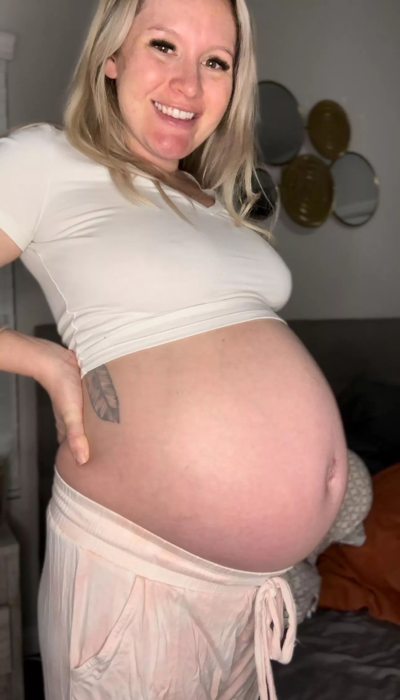 Regularly 100lbs. So I actually enjoy being pregnant and getting some curves.