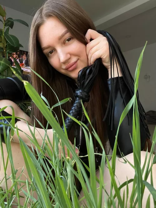 sexy leather is on me