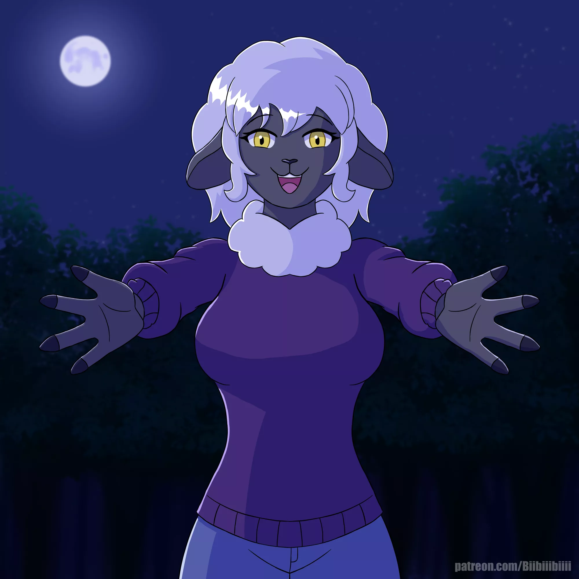 Sheepy hug! [art by Biibiiibiiii]