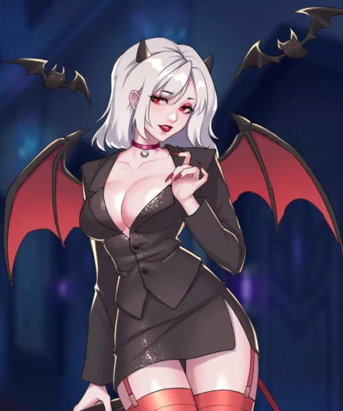 Succubus in a strict suit (LUST KINGDOM)