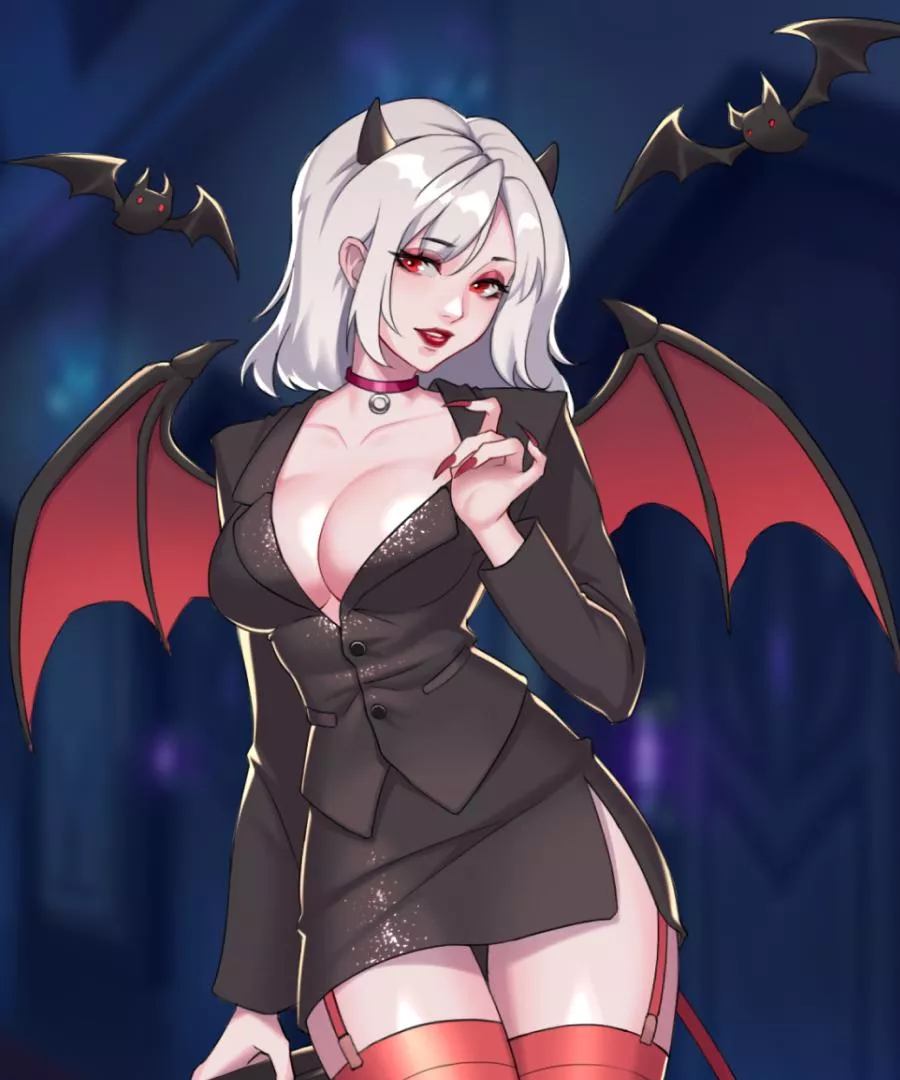 Succubus in a strict suit (LUST KINGDOM)