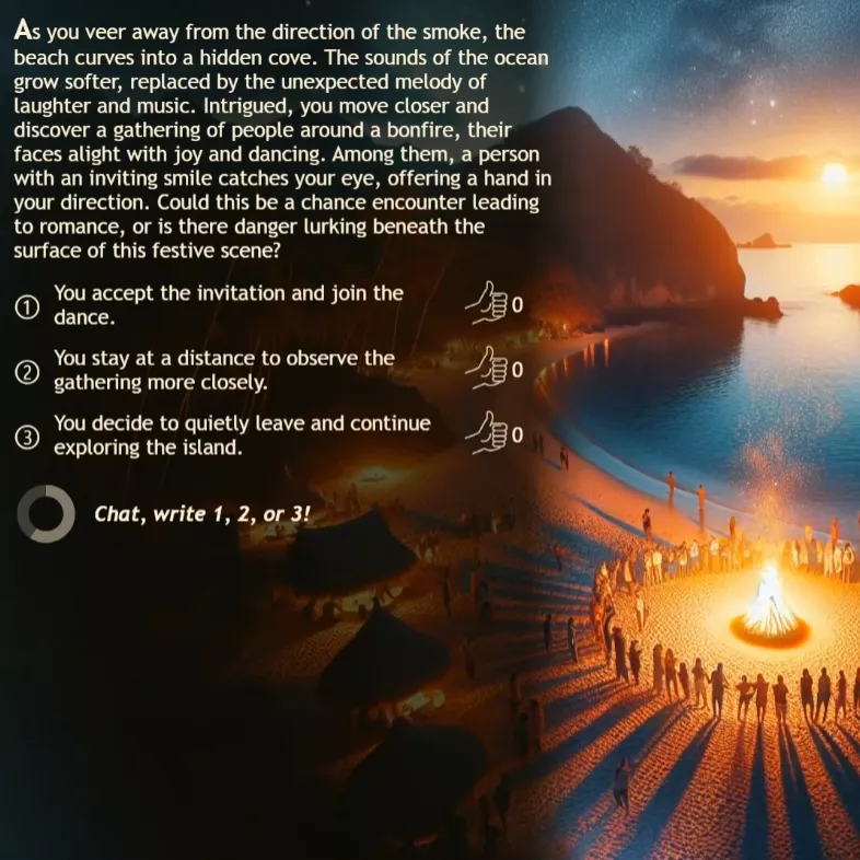 Tips on getting word out on multiple-choice live adventure stream?