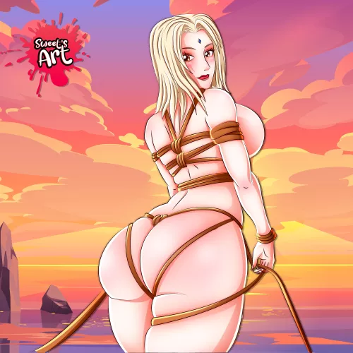 Tsunade fan art From Naruto (BDSM)