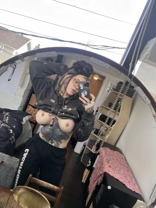 Well, I’ve decided to show a full frontal, fuck it