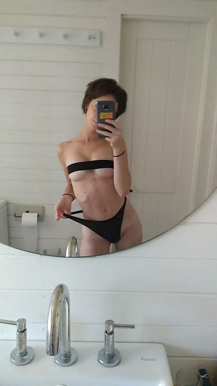 When I had short hair