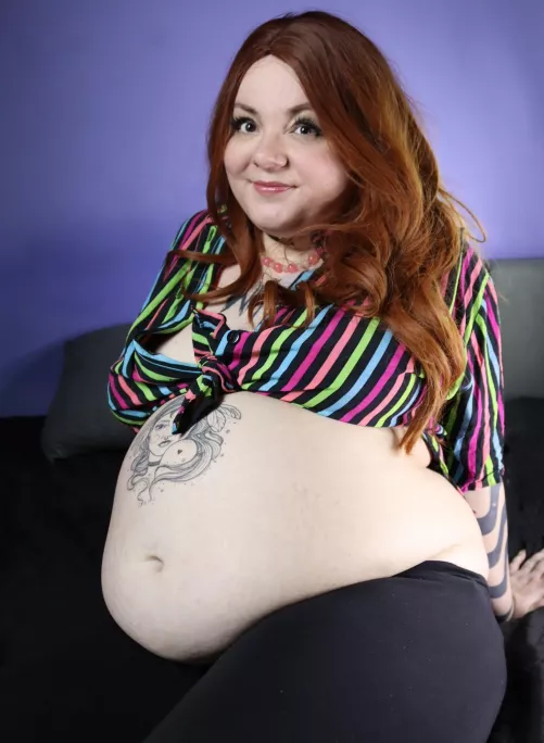 Would be a shame to keep this belly under clothes