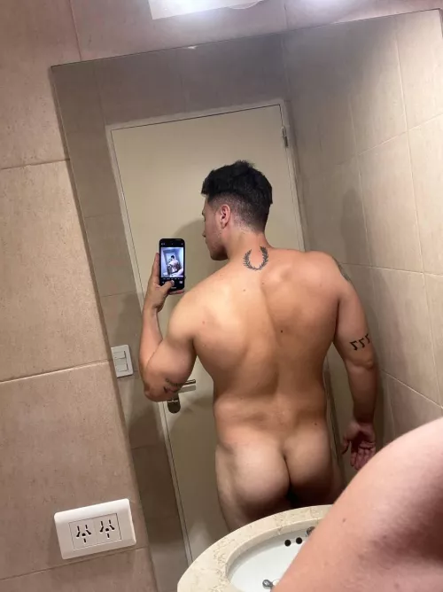 would you lick that muscular manly ass?