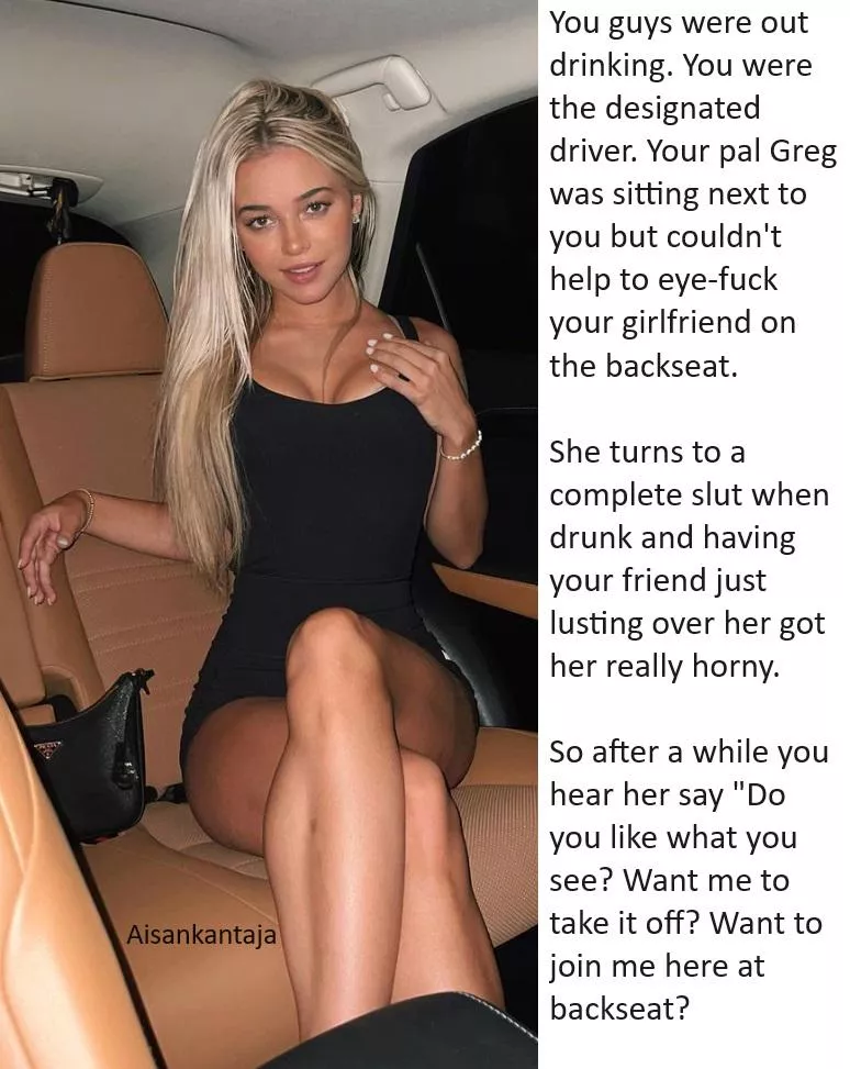 You immidiately pulled over so your friend could go to the backseat. You were in for a show tonight!