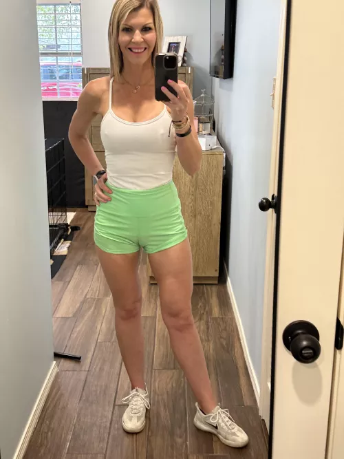 40 might be to old to show off this much cameltoe