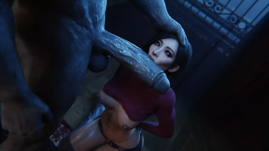 Ada on her knees (Stephanie) [Resident Evil]