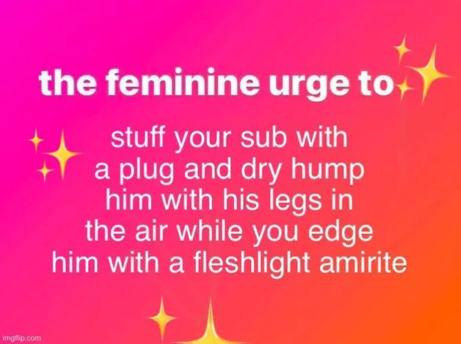 Already with the intrusive thoughts