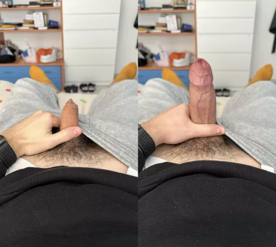 Am I a grower? I think it doubles the size
