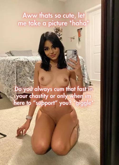 Aww baby that's cute, let me take a picture <3