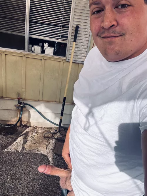 Before yard work.. 😉 