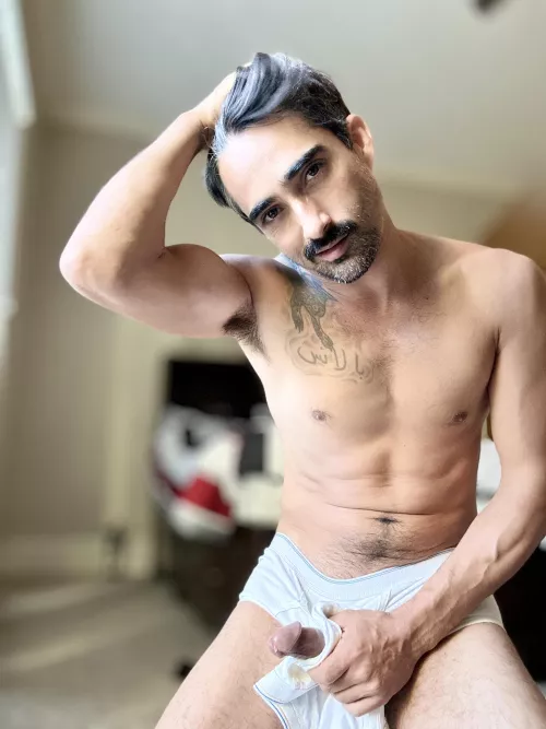 Bulging hard in my briefs