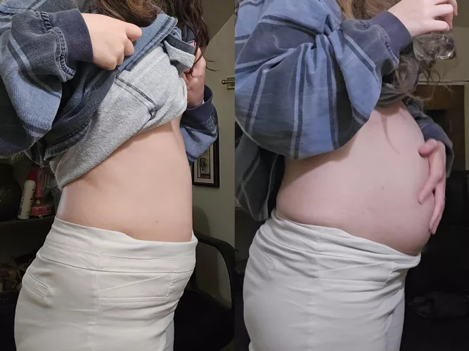 Burger Stuffing Before and After 🐷🤭🍔 Food is soooooo good 😩