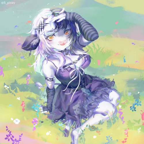 Feeling proud of this one! maybe I should do more furry art?? (art by me)