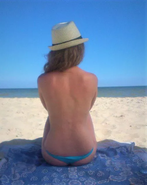 First bikini, then topless, then you're a nudist, miracles)