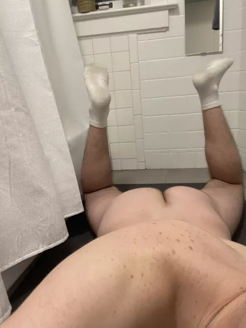 Help me stretch a bit before jumping in the shower? 