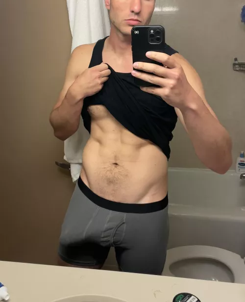 I answer the door like this wyd?