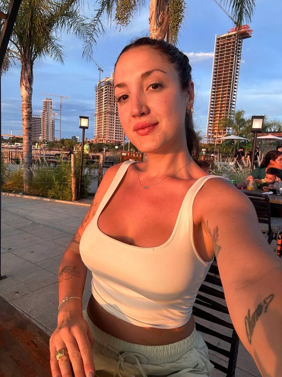 I really love wearing croptops