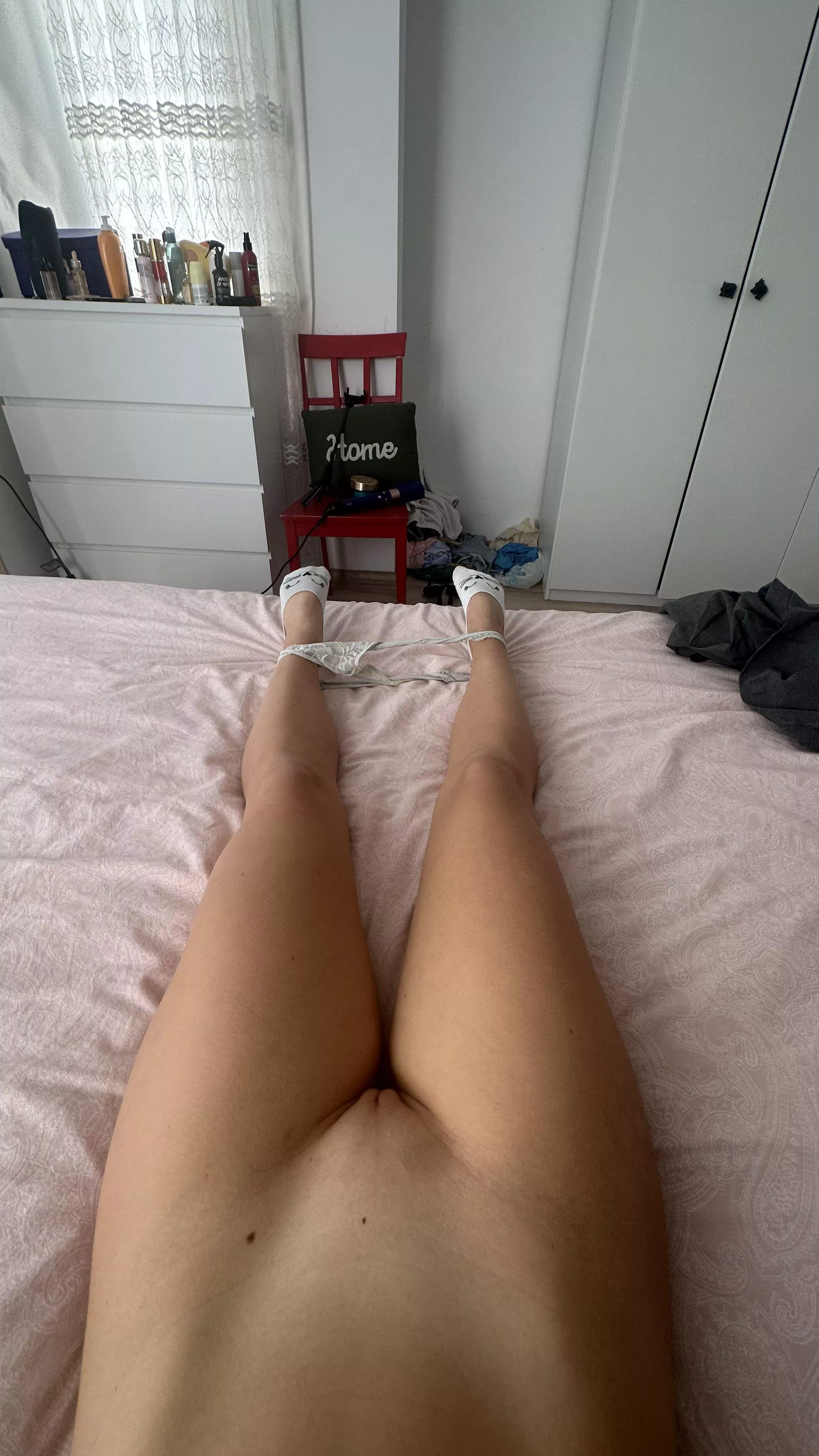 I woke up in the morning without panties