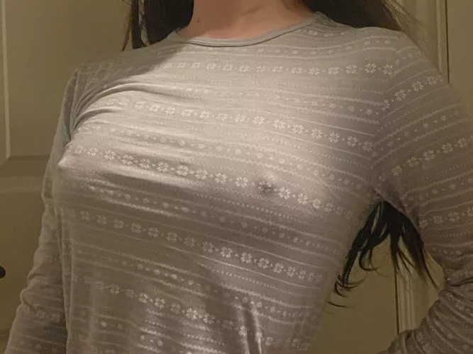 Just woke up, still in my jammies