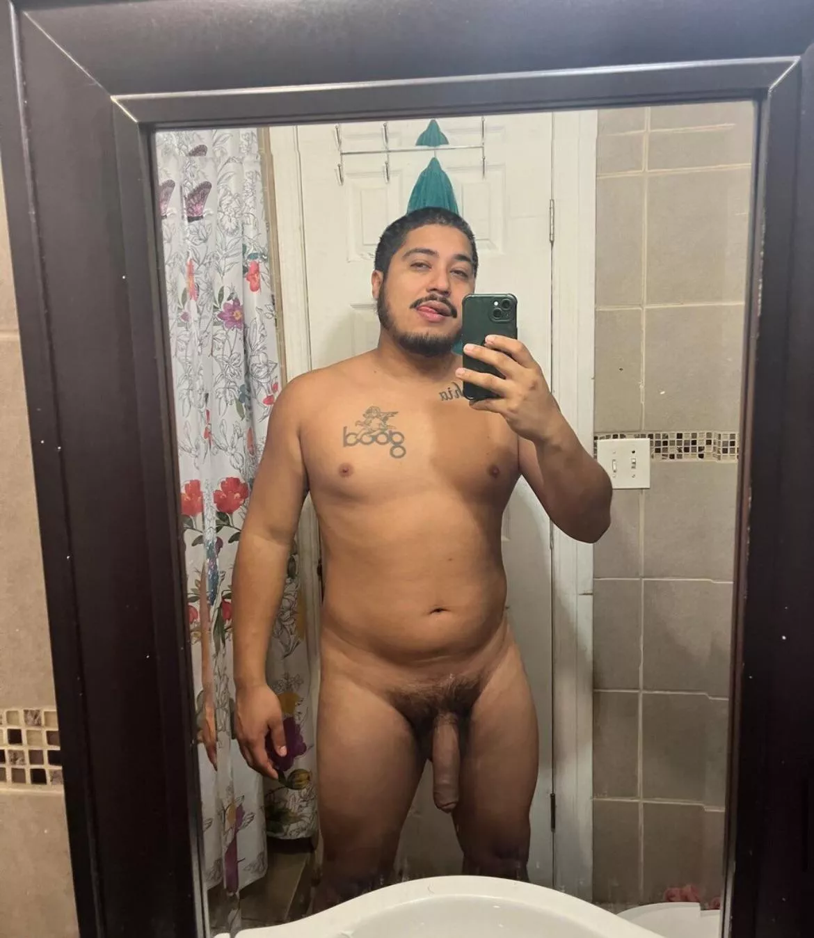 Licking lips like so delicious