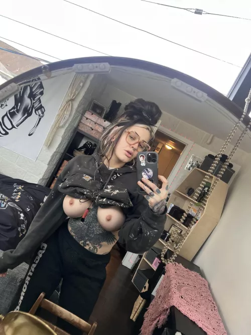 My boobs always get excited when its time to undress