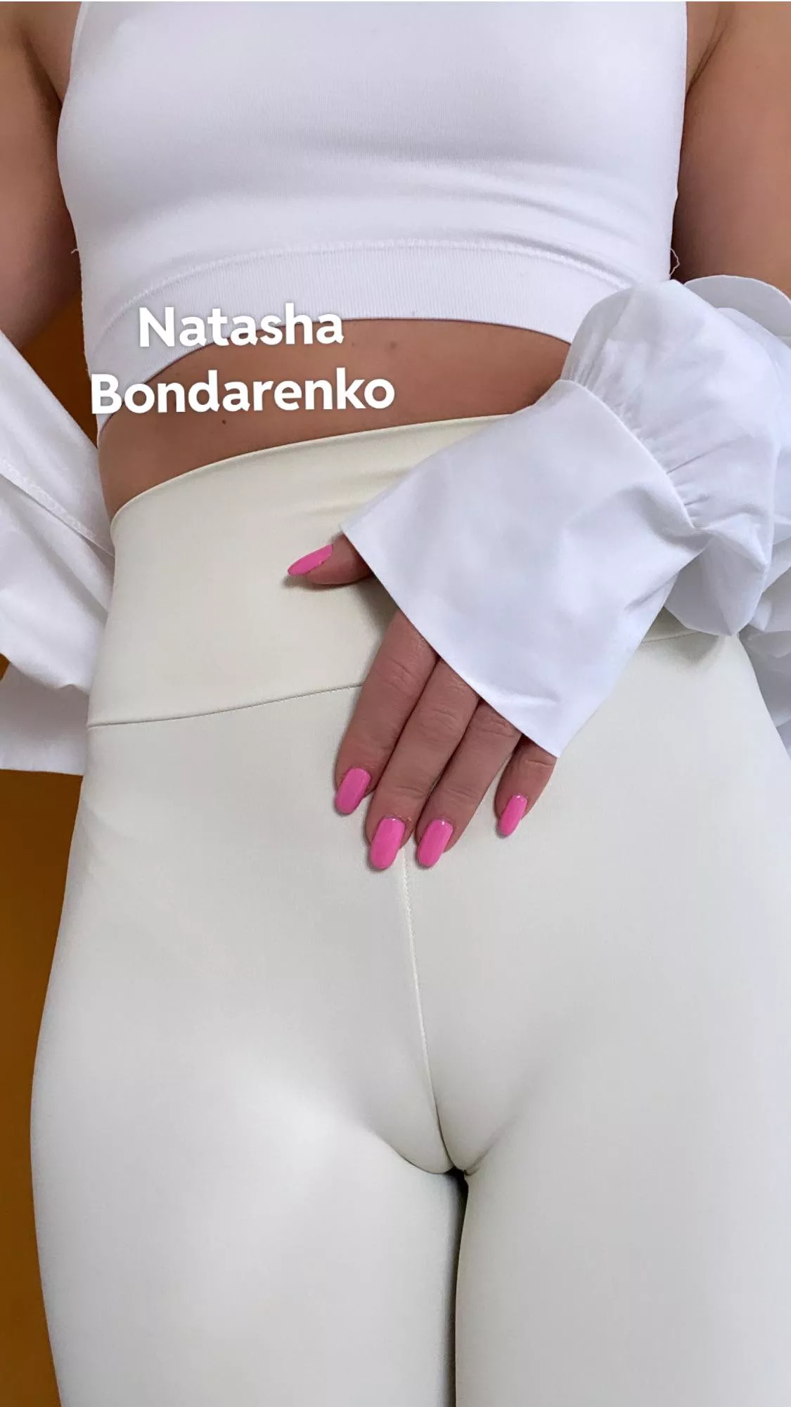 My front view in white