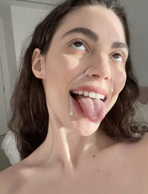 oh yeah my face is covered in cum