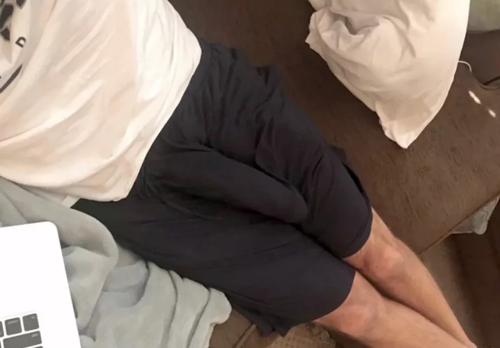 On your couch waiting to do another round with your wife