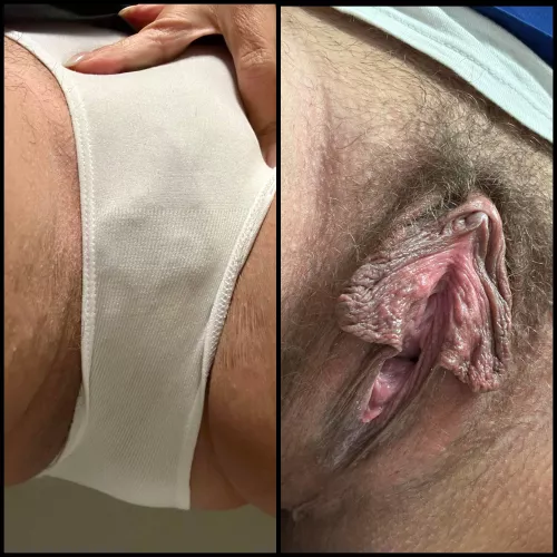 Panties can’t hide them 🦋