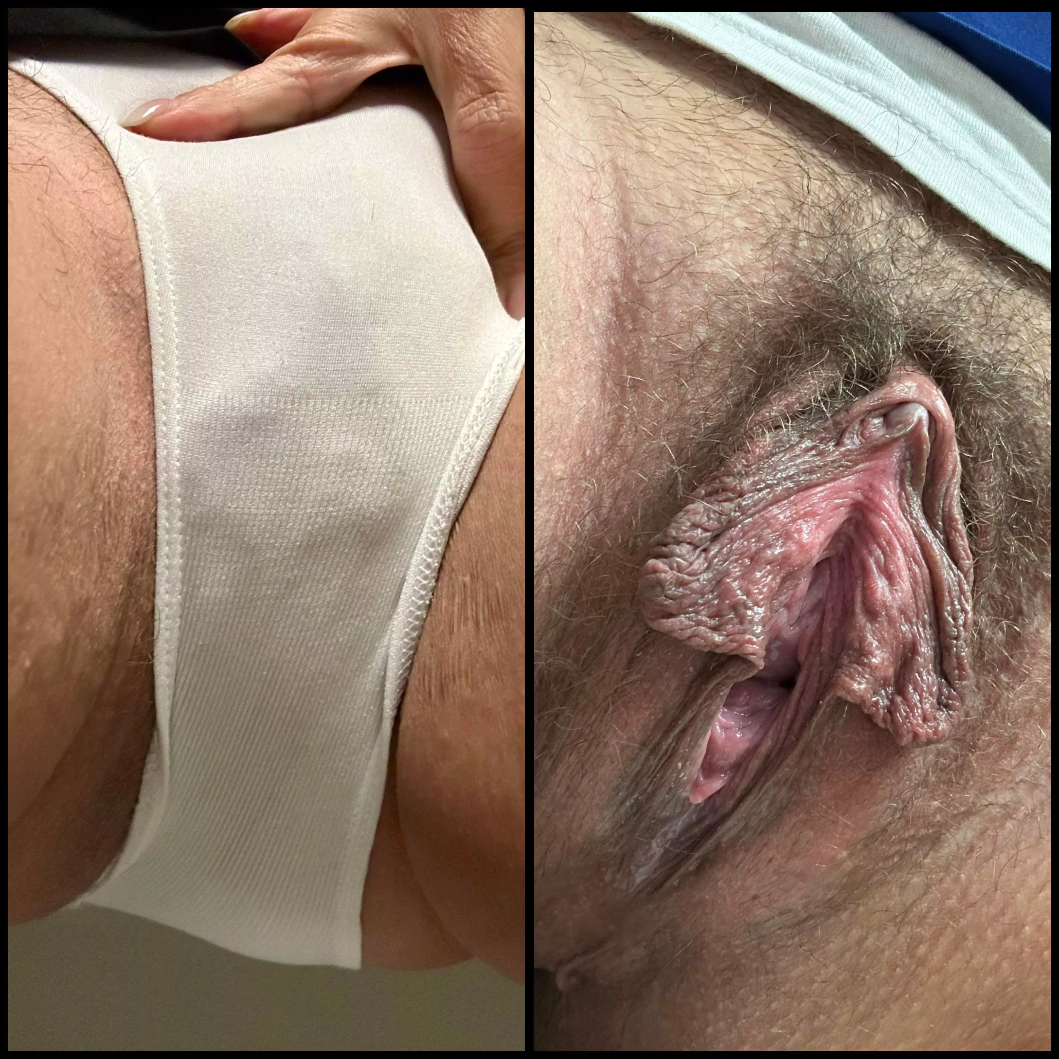 Panties can’t hide them 🦋