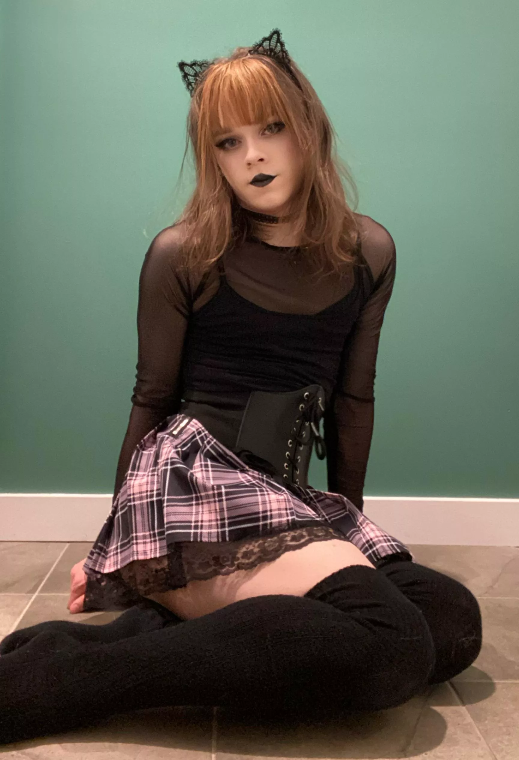 Rare picture of me with my real hair :3