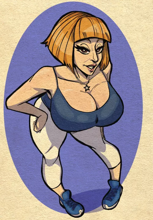 Sara Jay ready for a workout