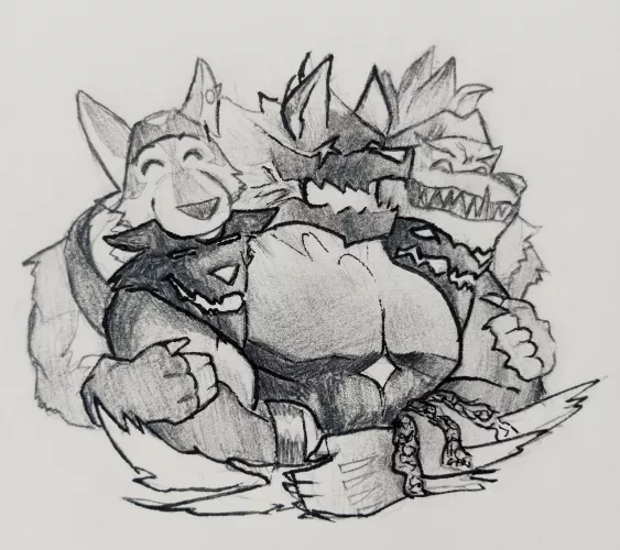 Shoulder buds... (art by me)