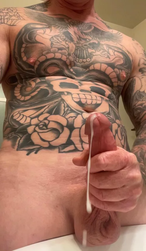 Such a waste. Next time swallow it all