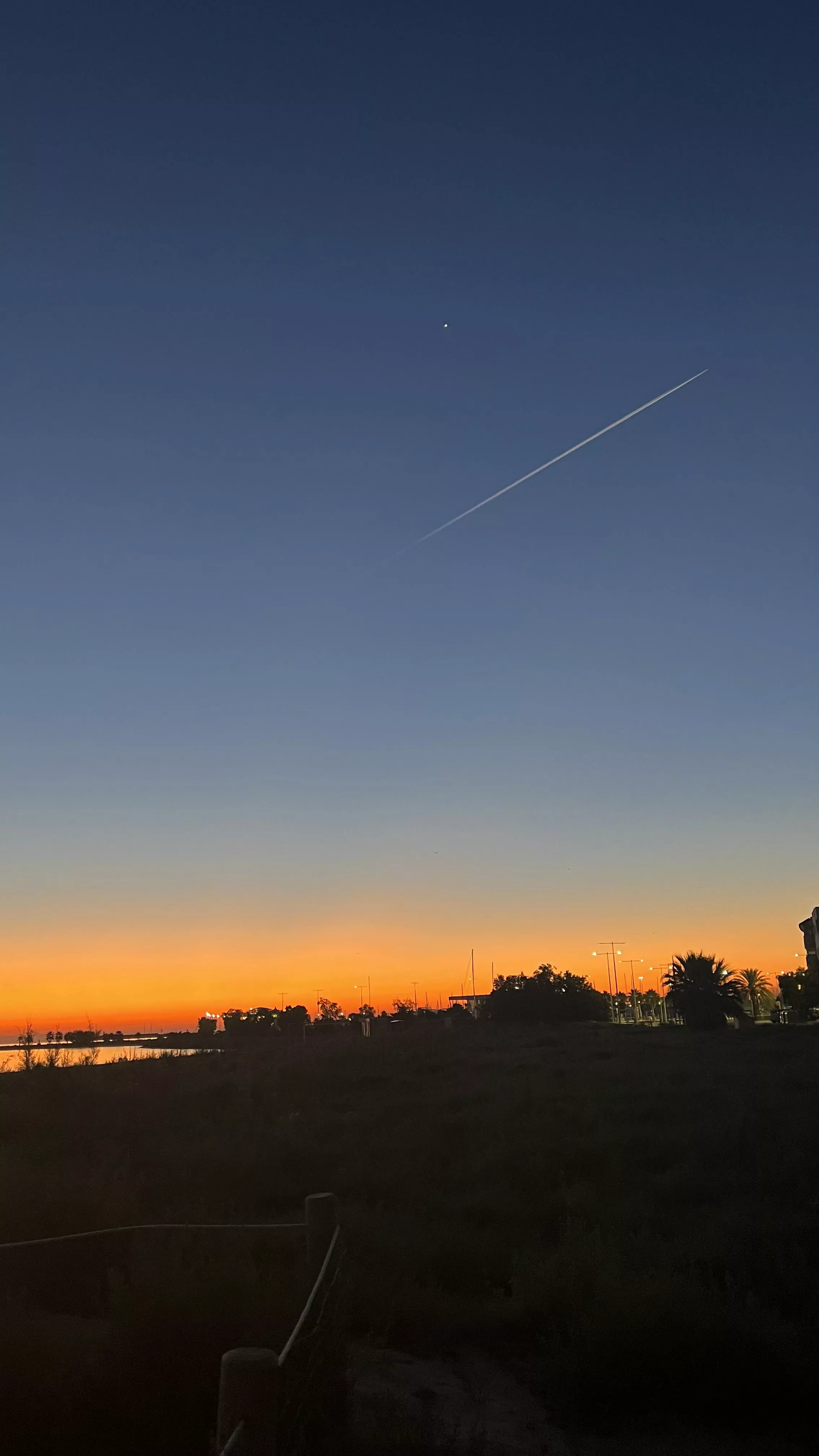 Sunrise in a clear sky