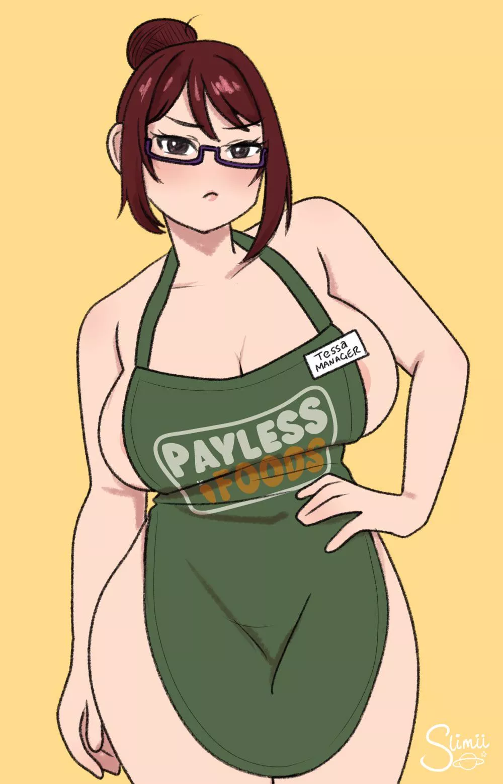 Tessa Nude Apron - Love Addict’s RPG (SlimiiArt)