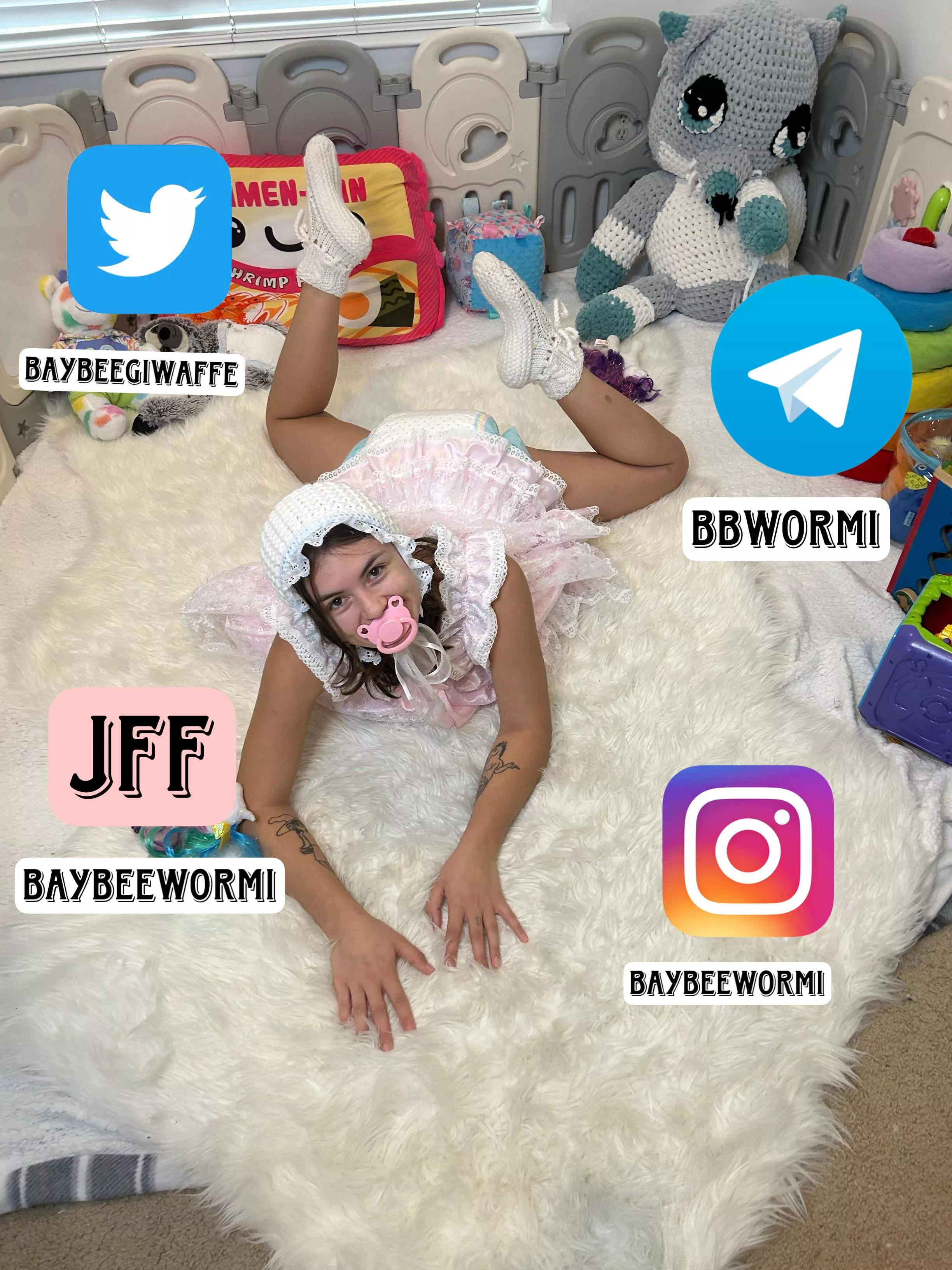 this baybee looks like she could use a couple diaper pats 😇🤭