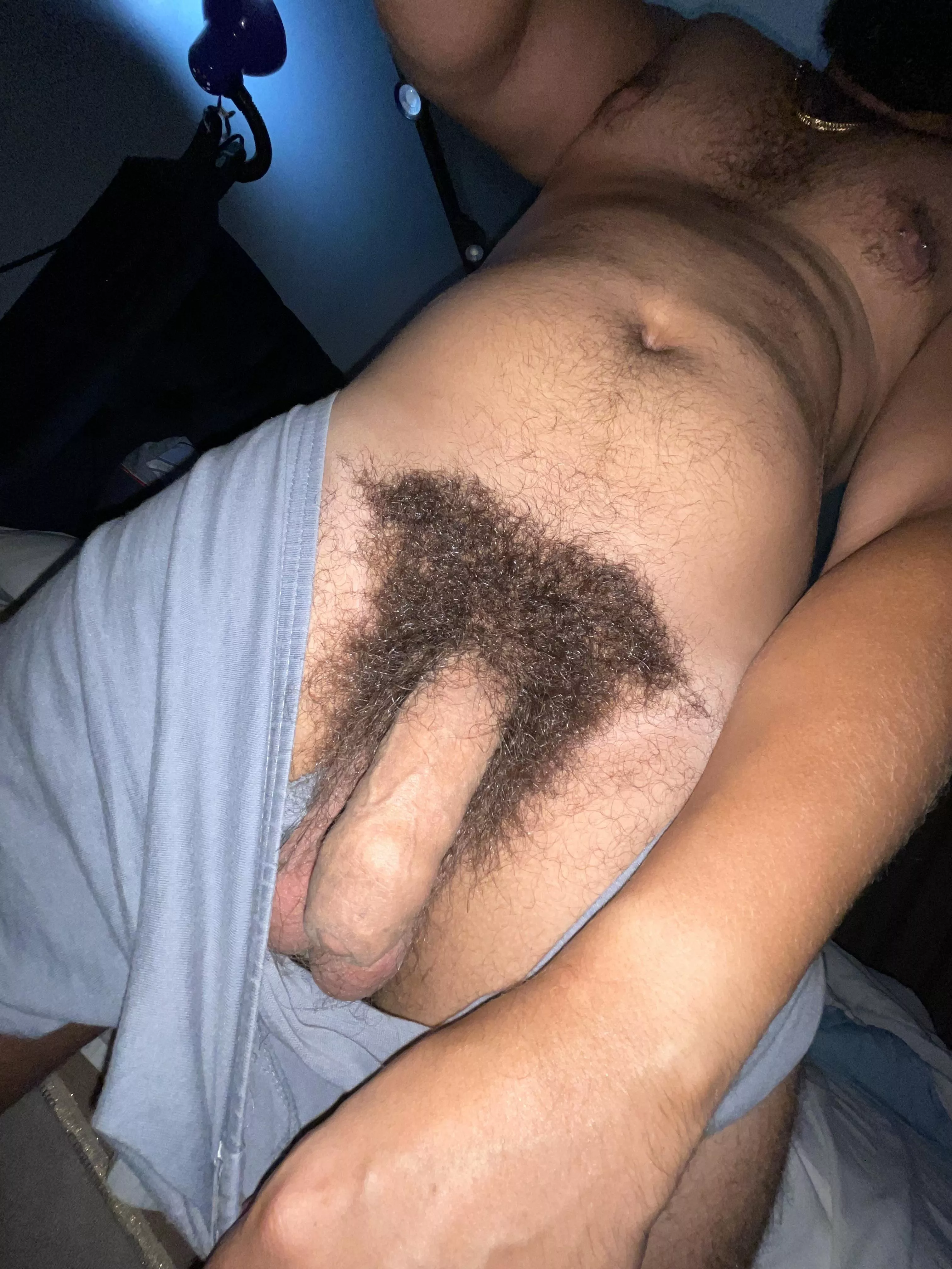 This is the dick of a man who has no frills