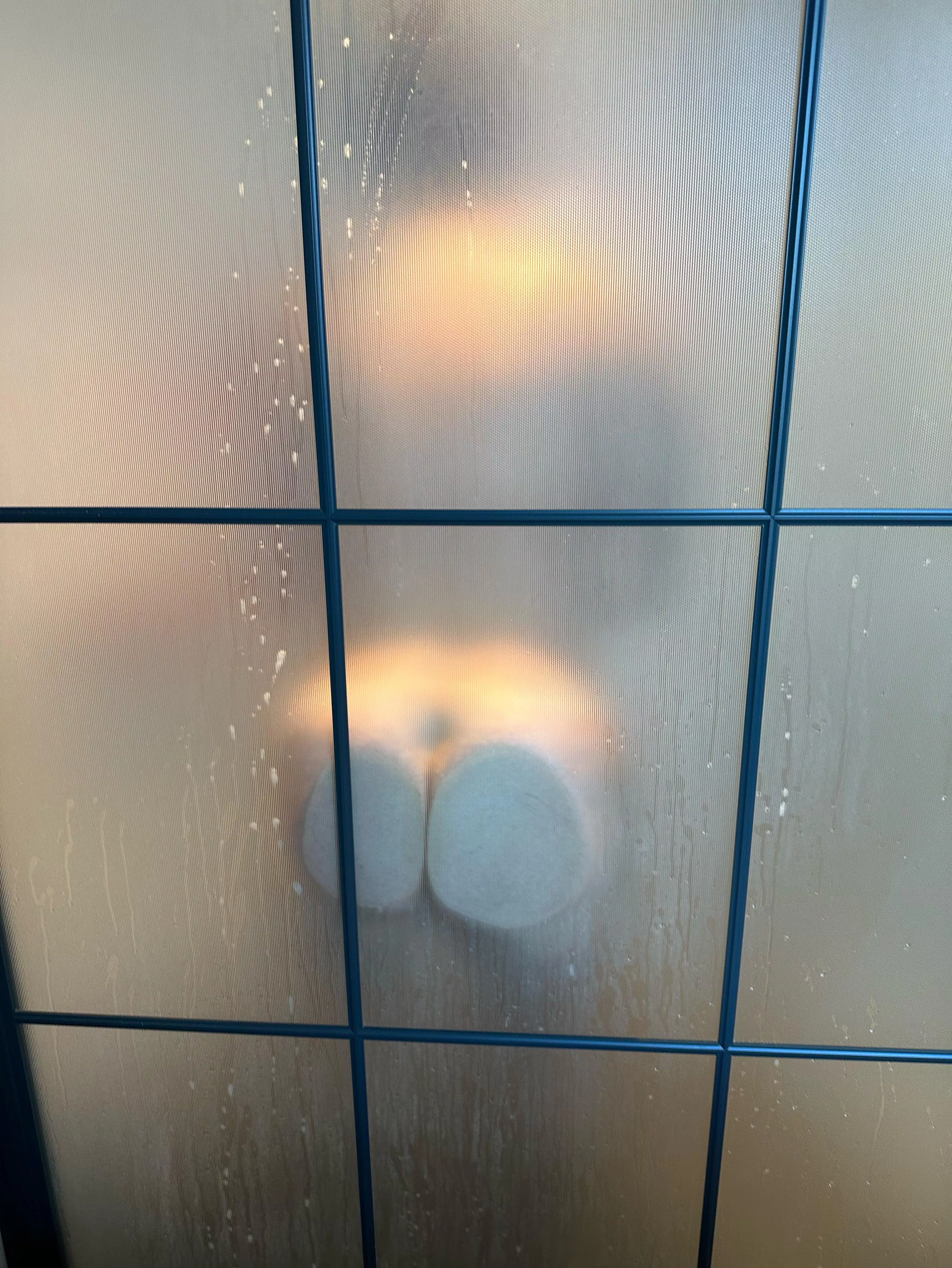 What else is a shower glass used for?