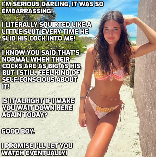 When you let her experiment on spring break.