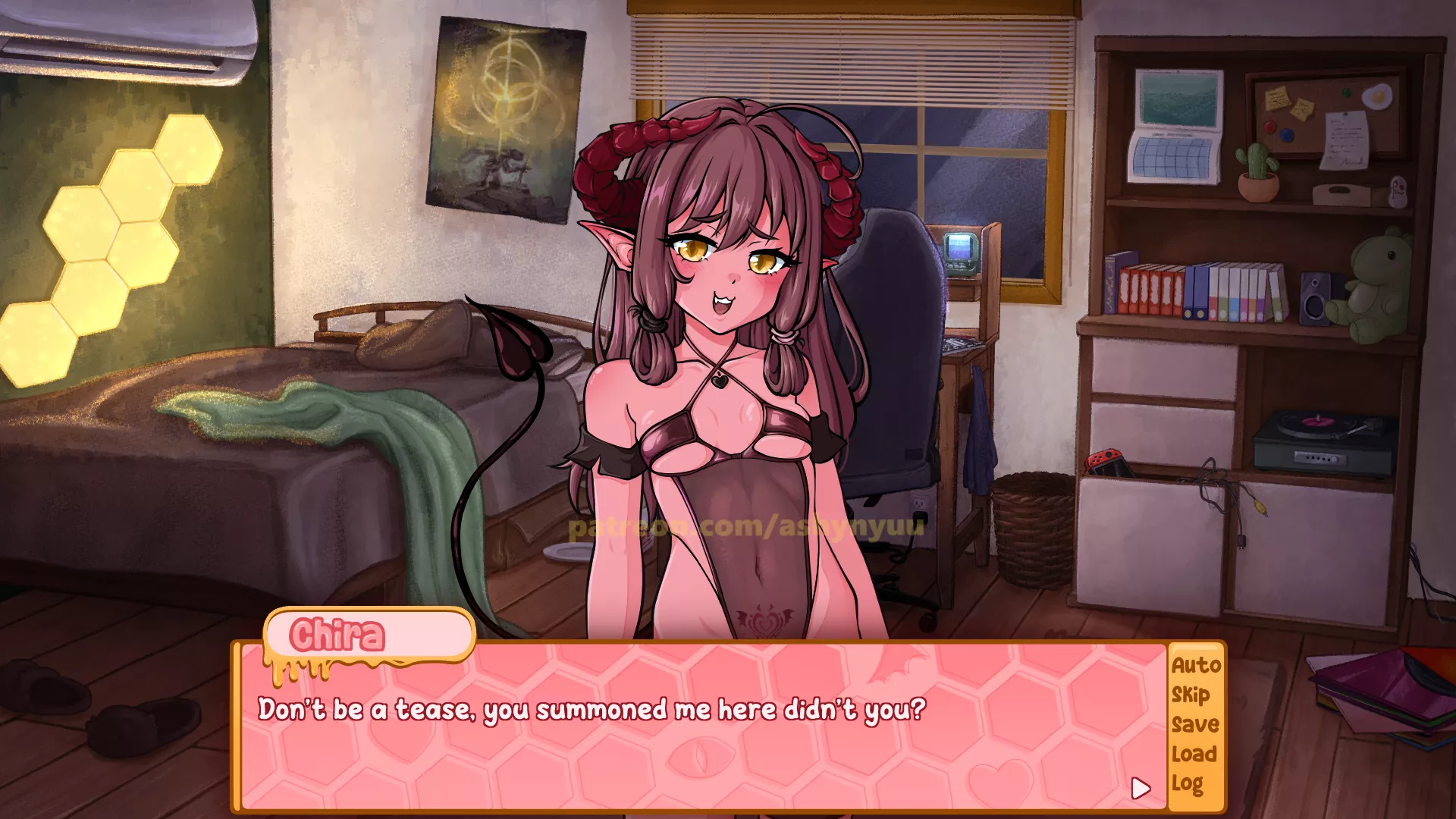 work for a visual novel in progress (art by me)