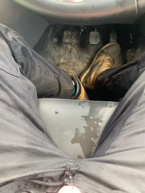 Accident in the work van