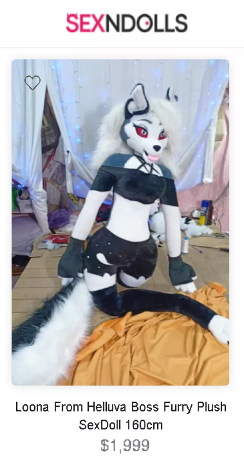Beware scam sites like SexnDolls.com!!! This Loona doll by Kinky Plush isn't even available yet, but they claim to be selling it now (With stolen photos) for 3x what they actually retail for.