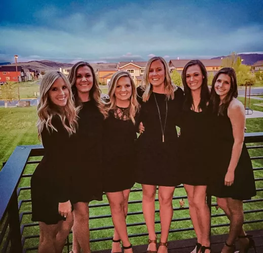 Black Dress Mountain Cuties.