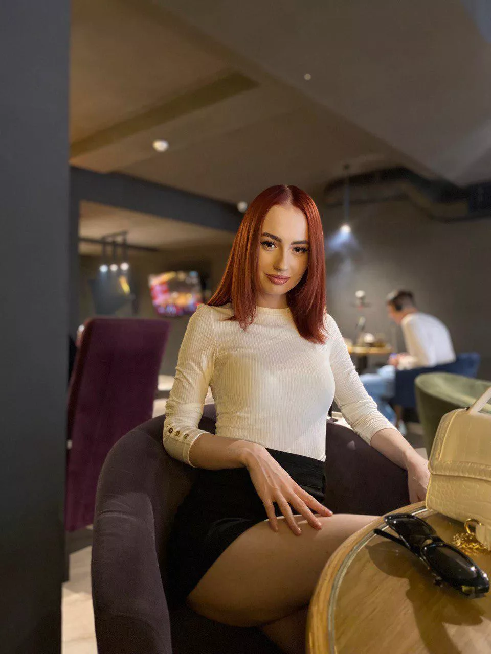 Cute girl ready to play